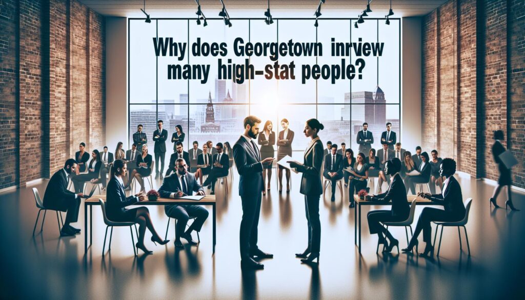 Why Does Georgetown Interview So Many High-Stat People?
