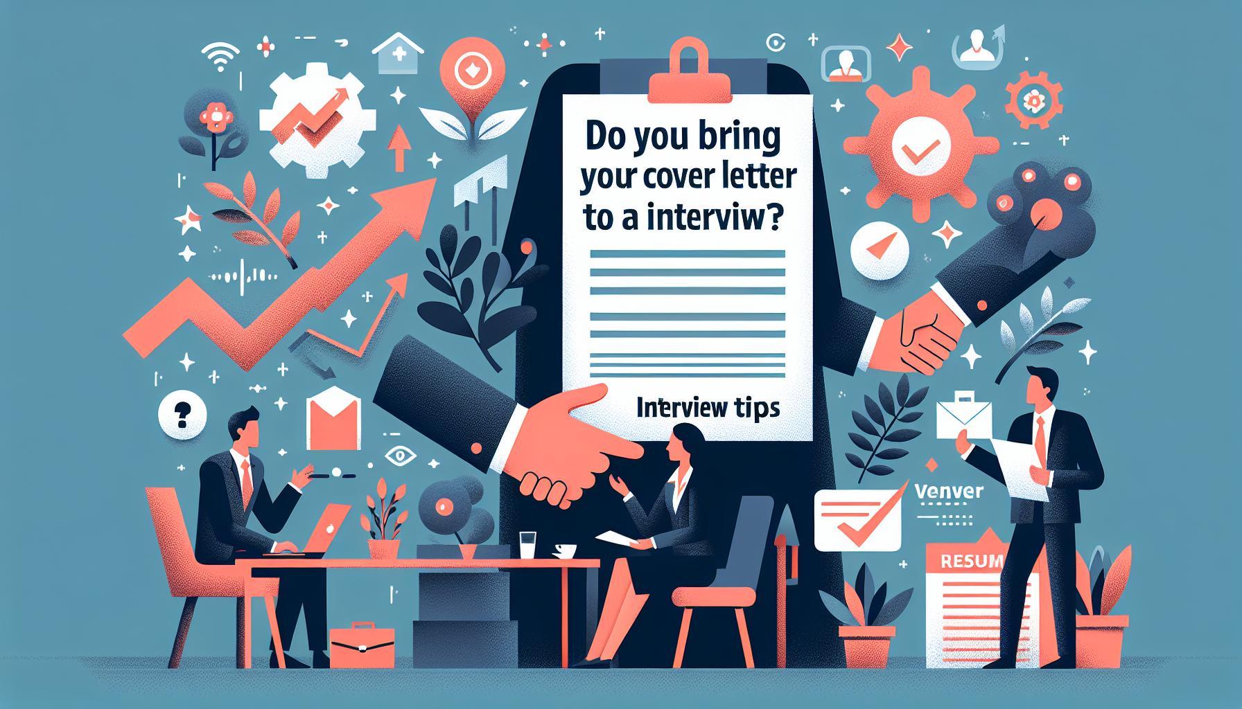 Do you bring your cover letter to an interview? Interview Tips