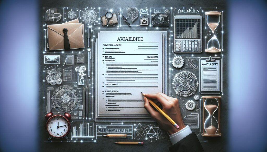 How to Write Your Availability on a Resume – Clear and Effective Tips