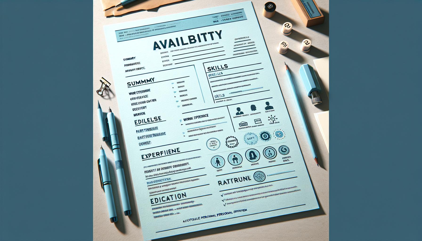 How to Put Availability on a Resume - Expert Tips for Clarity 2 Understanding Availability on Resumes