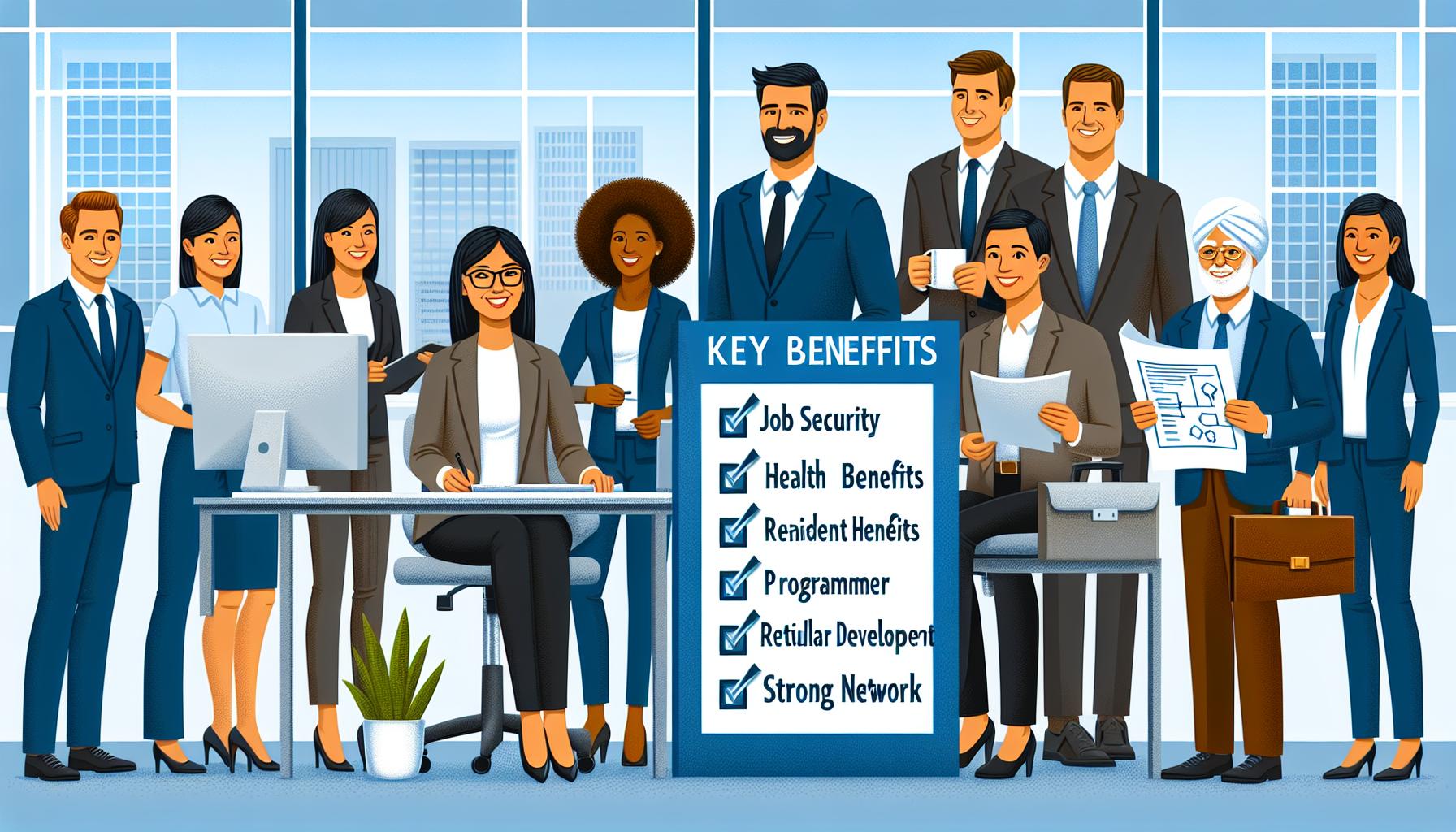Key Benefits of Corporate Employment