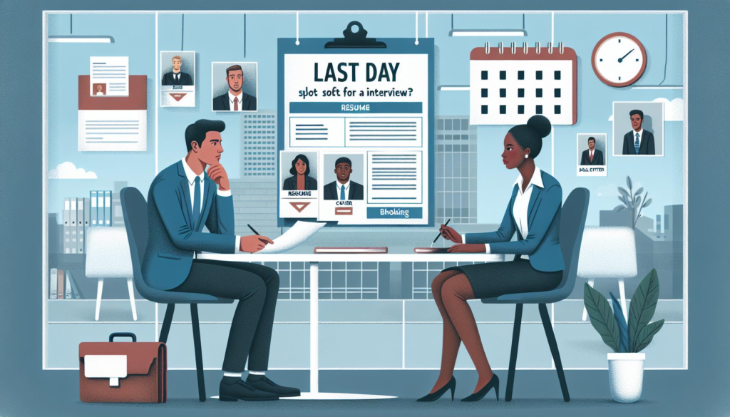Should I Take the Last Day Slot for an Interview?
