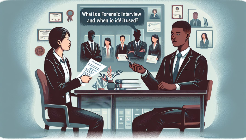 What Is a Forensic Interview and When Is It Used?