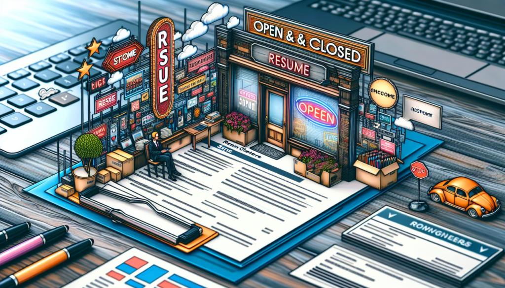 How to Say Open and Closed Store on a Resume – Clear and Concise Phrasing